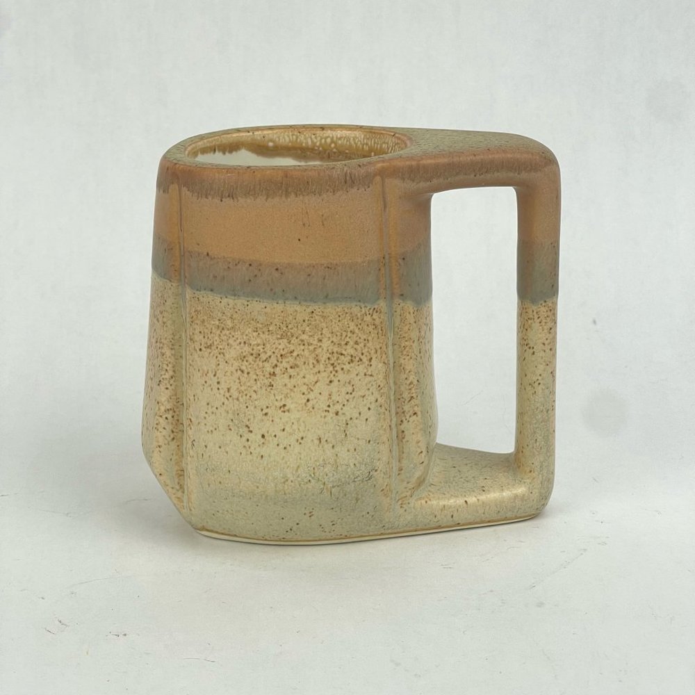 Rodolfo Padilla Signed Coffee Mug Ceramic Pottery Stoneware Cancun Souvenir